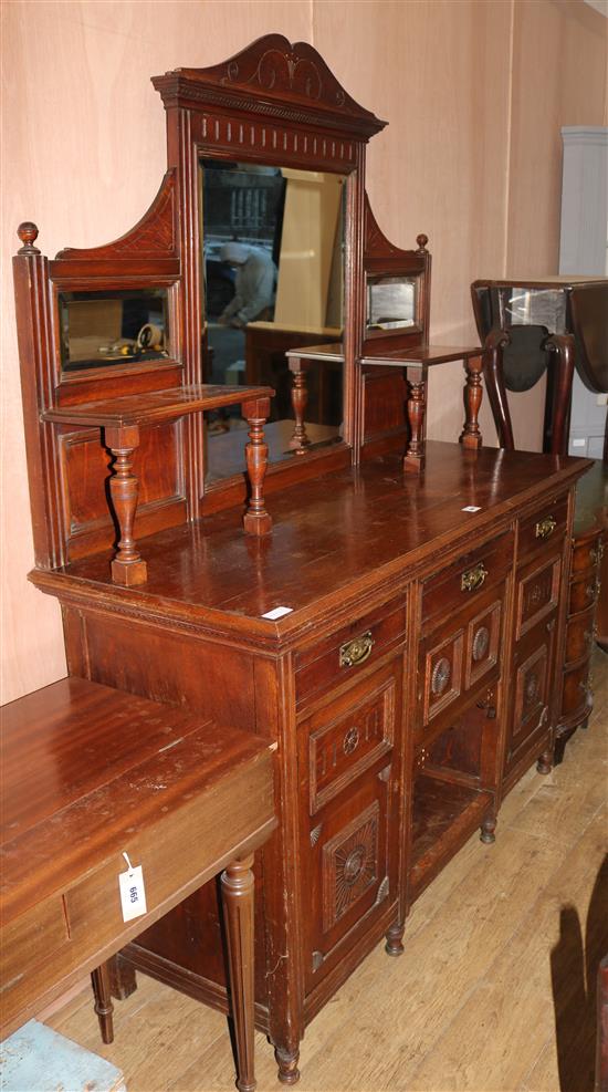 Victorian oak sideboard (1880)